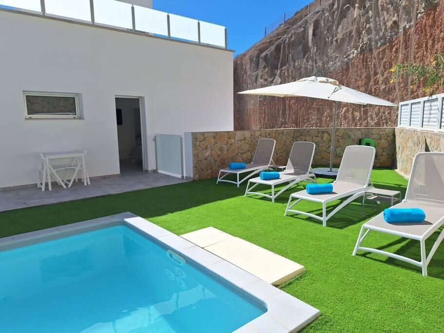 Malibu Mogan Secret Pool Villa - Piscina Privada Y Climatizada - Exclusive Heated Pool La Playa de Tauro Exterior photo