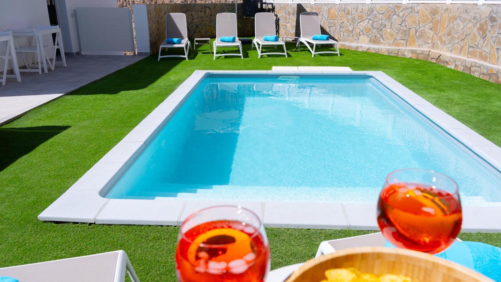 Malibu Mogan Secret Pool Villa - Piscina Privada Y Climatizada - Exclusive Heated Pool La Playa de Tauro Exterior photo