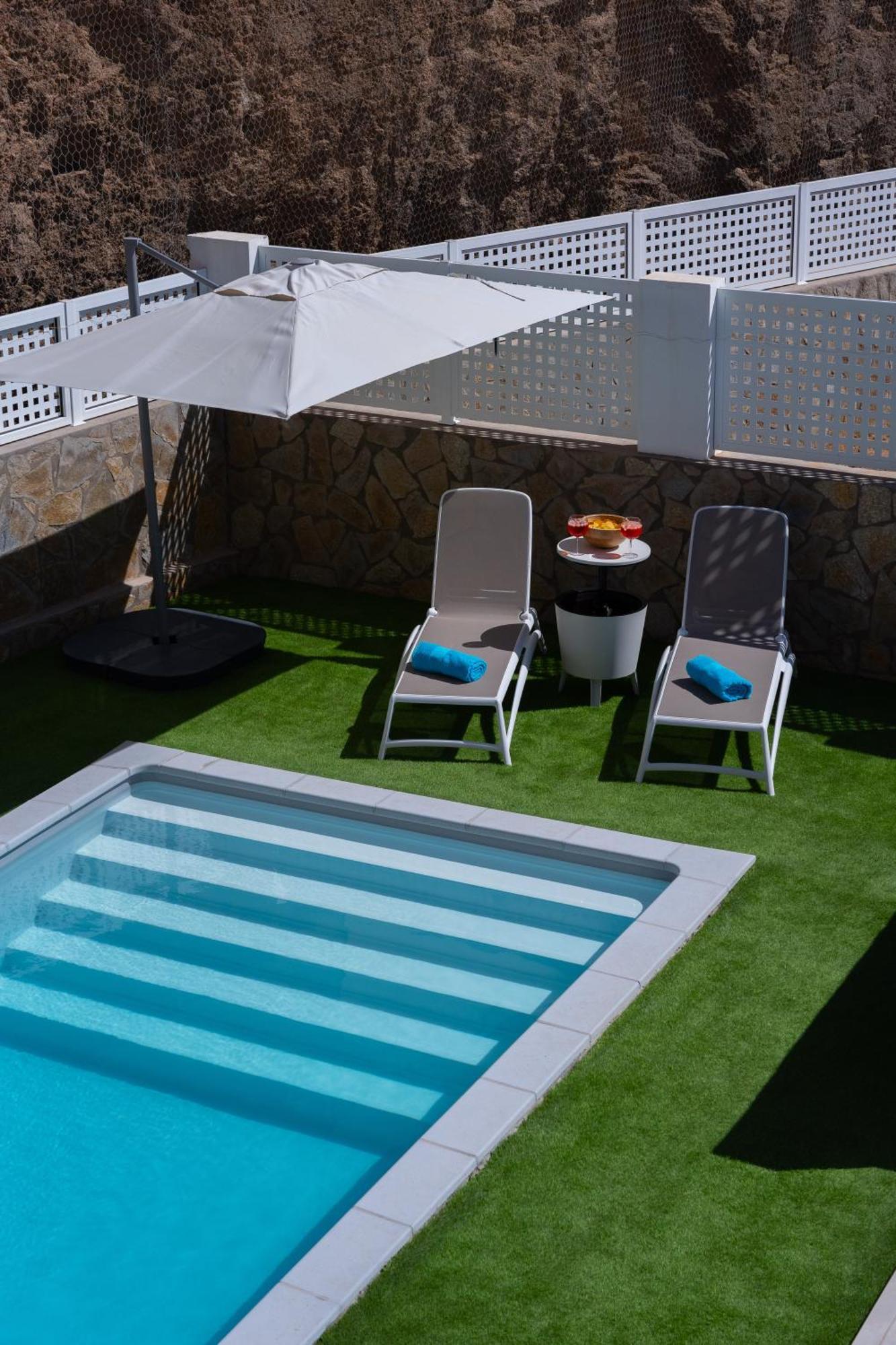 Malibu Mogan Secret Pool Villa - Piscina Privada Y Climatizada - Exclusive Heated Pool La Playa de Tauro Exterior photo
