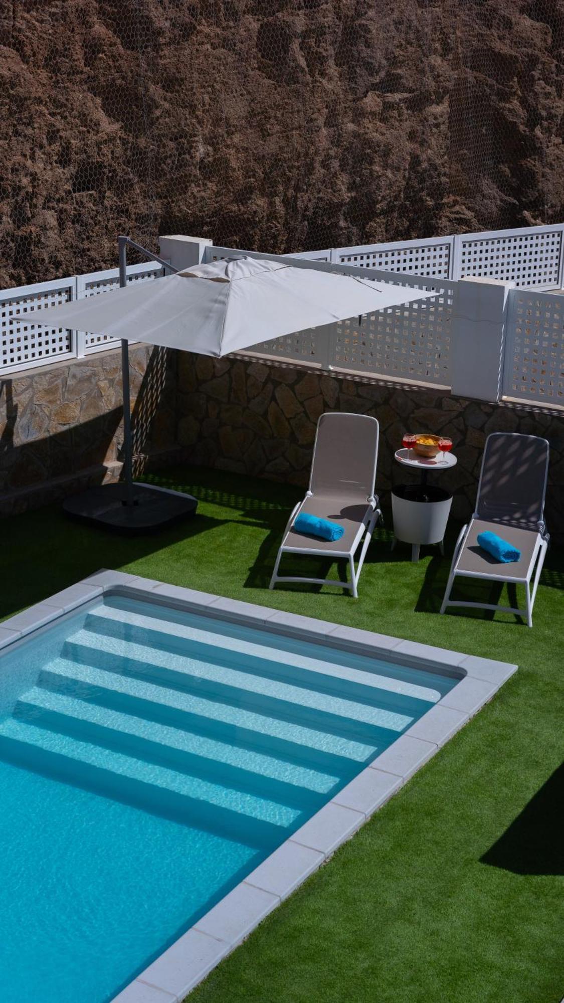 Malibu Mogan Secret Pool Villa - Piscina Privada Y Climatizada - Exclusive Heated Pool La Playa de Tauro Exterior photo